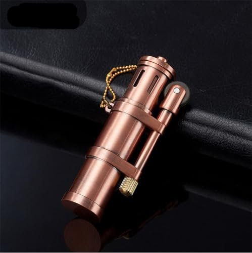 Encendedor Reutilizable, Encendedor de parafina Retro, Encendedor Cortavientos a Prueba de Viento, Encendedor Lindo y Fresco, Encendedor de Metal de parafina Suave, for Que los Hombres