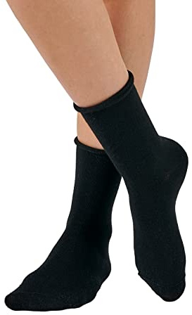 Damart Lot de 2 Paires de Chaussettes Soie et Thermolacty Chaussette Femme