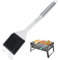 Cepillo Barbacoa de Limpieza, 34 CM Cepillo Barbacoa De Limpieza con Raspador, Cepillo De Barbacoa De Alambre, para Barbacoa Electrica, Parrilla Barbacoa, Barbacoa Gas, Carbon