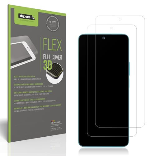 dipos Flex 2X Pellicola Protettiva Opaca per Honor 90, Anti-Riflesso, Copertura dello Schermo al 100%, Compatibile con Le Impronte digitali, Pellicola Protettiva dello Schermo a Copertura Totale