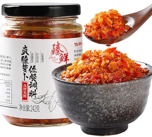 Spicy chili sauce,mushroom sauce, garlic chili sauce,Condiments,Sauces,Table Sauces,radish sauce,dipping sauce, black bean sauce, red oil chili,Hot Pepper Sauce (Radish paste,1can)