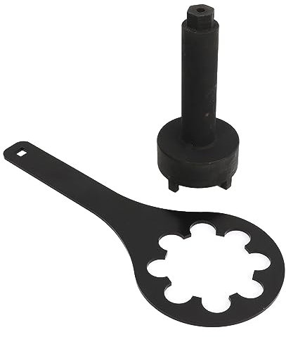 Leapiture Llave inglesa para tuercas de rodamiento 18 9803, llave de retenedor portador, juego de llaves inglesas Stbale para herramienta de reparación de automóviles