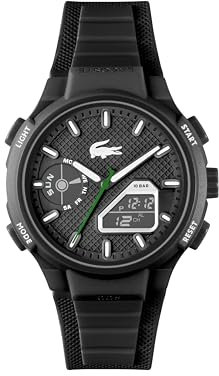 Lacoste Orologio Quarzo Multifunzione Analogico-Digitale da uomo Collezione LC33 con cinturino in silicone