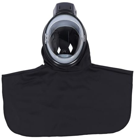 Fafeicy Electric Ventilated Sand Blasting Hood Cap, Sandblaster Protective Hood Protective Anti Fog Anti Dust for Polishing Smelting Mining Laboratory Work