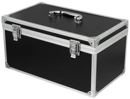 MagiDeal Valigetta portautensili in lega di alluminio, custodia portautensili multifunzionale professionale, custodia portautensili portatile, 29cmx16cmx15cm