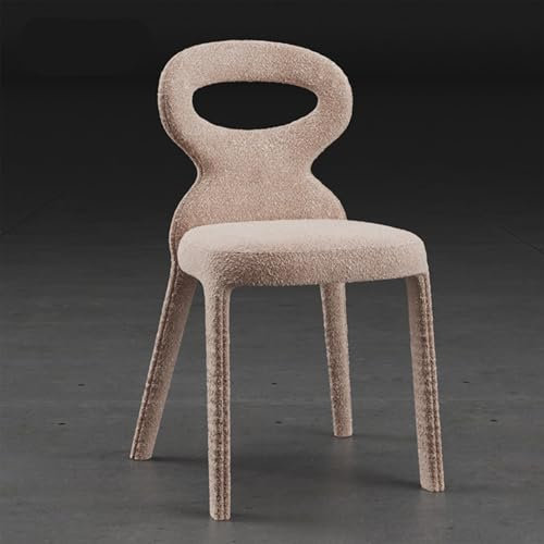 CVQJL Kleiner moderner gepolsterter Akzentstuhl, Esszimmerstuhl, gepolsterter Akzentstuhl-Sessel, Make-up-Lese-Esszimmer, für Wohnzimmer, Schlafzimmer, Esszimmer E