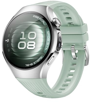 HUAWEI WATCH 5 42mm Smart Watch, up to 7 Days Battery Life | Multi-sensing X-TAP, Real-Time Fingertip Blood Oxygen, eSIM, 904L Stainless Steel, for iOS Android, +12 Month Extra Warranty