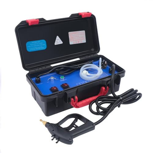 Limpiador a vapor, dispositivo de mano, limpiador de vapor multiusos, se puede utilizar para limpiar muebles, ventanas, juntas de baldosas, sofás, cuidado del coche (dispositivo de pulverización