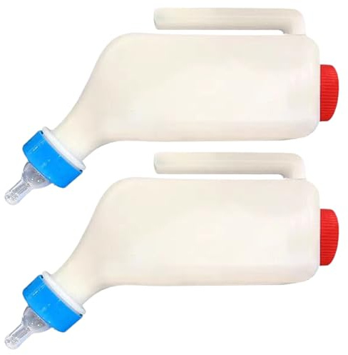 Bouteille de lait de chèvre - Bouteille d'agneau ABS | les chèvres pour bébés | Bouteilles d'agneau avec échelle | Poignée confortable pour l'élevage des infirmières | Fournitures pour animaux