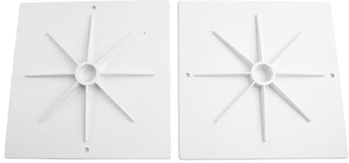Hayward Couvercle de rechange pour skimmer de piscine SPX1082E, SP082, 1083-1086, construction en polypropylène robuste, résistant aux débris avec installation sans outil 25,4 cm