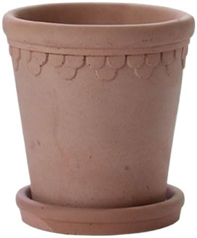 Vasi per piante da interni, vaso rotondo in cemento per piante da esterno, fioriera traspirante e assorbente per la coltivazione di fiori