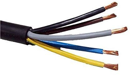 3M - Rubber Cable 2.5MM 5 CORE H07RN-F HO7RNF Tough Heavy Duty Cable