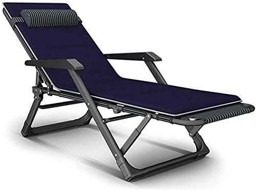 Outdoor Indoor Lounge Stuhl Camping Patio Schwerelosigkeit Stühle, leichte verstellbare Garten Outdoor Relaxer Lounger Metall Klappstühle