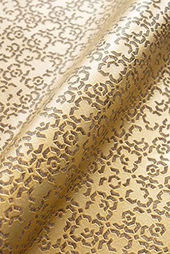 NEWROOM Tapet Guld Vlies Ornament - Orientalisk Arabisk Metallic Glans för Vardagsrum Sovrum