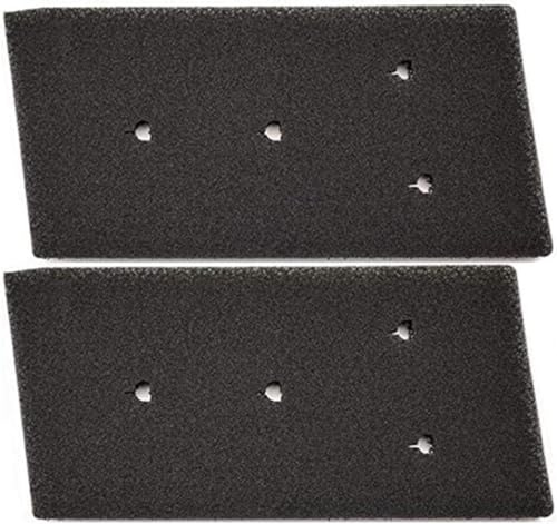 Lot de 2 filtres pour sèche-linge Bauknecht Privileg Whirlpool HX 481010716911 - Pour sèche-linge - Pompe à chaleur fine - 230 x 115 x 14 mm - Filtre éponge