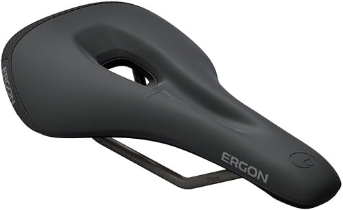 Ergon SMS Sport MTB Herren Fahrradsattel mit TiNox XP Schienen, Schwarz, Größe S/M