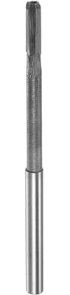 sourcing map Hartmetall Reibahle 4.8 mm, 4 Schneidig, H8/H7 Genauigkeit, Sandstrahlbeschichtung Maschinenreibahle für Metall Holz Loch Reiben, Gerade Nut Hochgeschwindigkeitsstahl Werkzeug