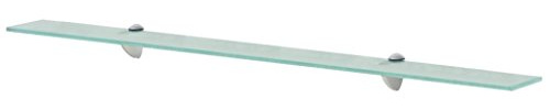 ARKEM Schwebendes Regal Glas 100x20 cm 8 mm Glasablage Bad Wandregal Ohne Bohren