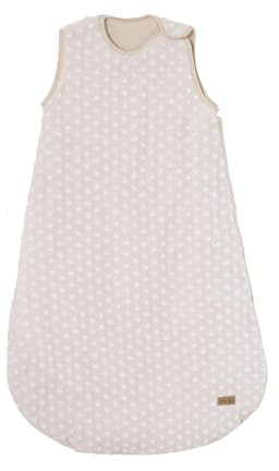 roba barnsovsäck 90 cm Frosty Almond ekologisk bomull GOTS OEKO-TEX helår för småbarn beige