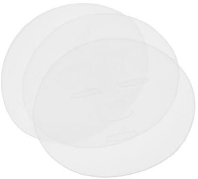 LOLIPPYY 3stücke Teiliges Wiederverwendbares Gesichtsmaske Silikon Mould Plate Für Diy Algen Kollagenmasken Professionelle Salon Hausanwendung Hautfreundlich Langlebig