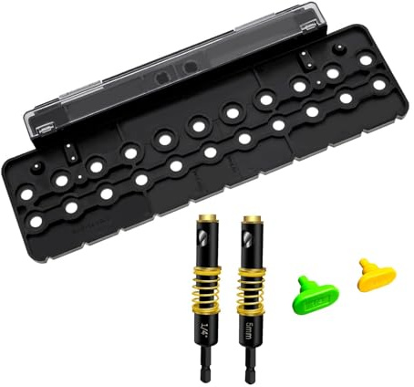 Spacnana Regalstift-Vorrichtung, 1/4 Zoll und 5 Mm Bohrschablone für Schranklöcher mit 32 Mm Abstand für Gerade Löcher, Regalstift-Bohrvorrichtung, Schrank-Hardware-Vorrichtung,