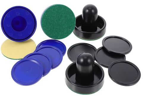 INOOMP 2 set Accessori Air Hockey Puck e Pusher per Tavolo Gioco Mini Paddle in Durevole e Ricambi per Gioco Hockey Tavolo per Sostituzione e Partite Competitive