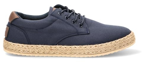 Etika Zapatillas de Lona para Hombre, Calzado Casual Veraniego Estilo Blucher, Zapatos con Suela de Yute y Cordones, Modelo 82052