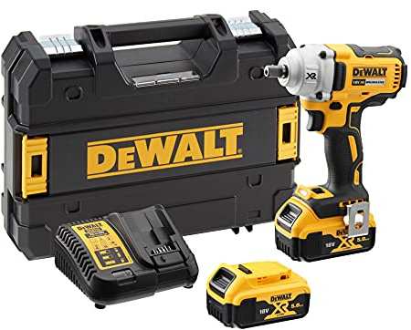 DeWalt DCF894P2 XR - Llave de impacto de 1/2 pulgada (18 V, 2 x 5.0 Ah, iones de litio)