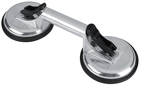 Heavy Duty Aluminiumlegierung Saugnapf Doppelplatte Professionelle Glas Puller Lifter Greifer Mover Sucker Pad Auto Werkzeug Sicherheit für Bad WC