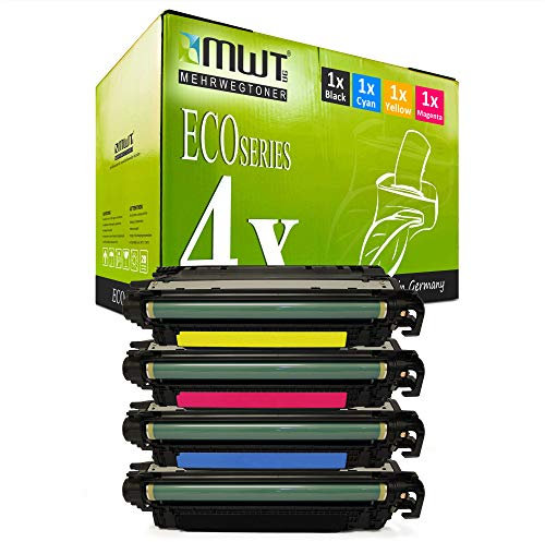 4X Kraft Office Supplies kompatibel Toner für HP Color Laserjet Enterprise M 552 553 x DN n ersetzt CF360X-63X 508X