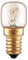 Bombilla transparente para horno de 25 W, E14, tubo T22 300°, doble filamento