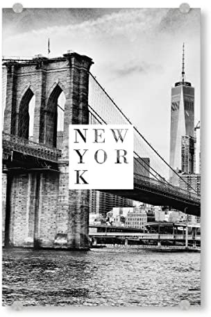 artboxONE Acrylglasbild 45x30 cm Städte/New York New York sw - Bild New York Fotografie New York
