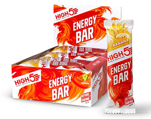 High5 Energy Bar, 12 x 55 g Riegel, Banana