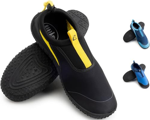 Cressi Coco Shoes - Scarpa Sportiva Ideata per Sport Acquatici, Shoes Nero/Giallo 37, Adulti Unisex
