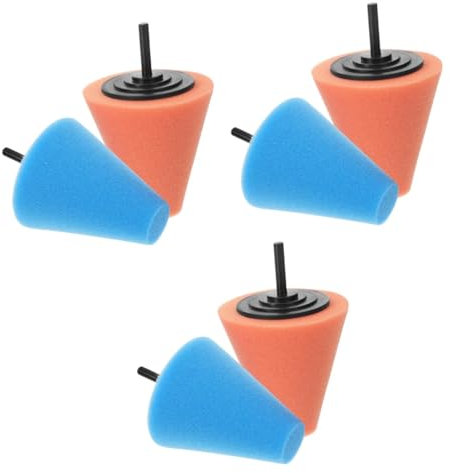 Gatuida 6stücke Polierpad Für Bohrmaschine Auto Rad Polierer Polierschwamm Anpassbar An Verschiedene Felgenformen Langlebig Für Auto Politur Und Pflege