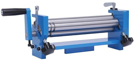 banborba Macchina piegatrice a rulli a 3 rulli, piegatrice manuale, piegatrice circolare, lamiera, piegatrice a rulli