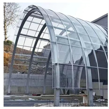 ZLRBN Polycarbonatplatten, Transparente Dachplatte aus Acryl-Kunststoff, Geeignet für Gewächshäuser Schuppen Carports und Hütten, Kann Individuell Angepasst (0.8x2m/2.6x6.6ft)