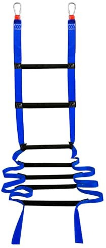 Fire Escape Ladder, 10 Feet Rope Ladder, Emergency Ladder of Deploys Quickly for 2-3 Story Homes, Windows and Balcony