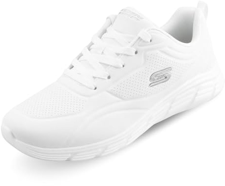 Skechers Scarpe Sportive Bobs B Flex Lo - Cool Ease Taglia 40 Codice 117715-W Bianco Donna