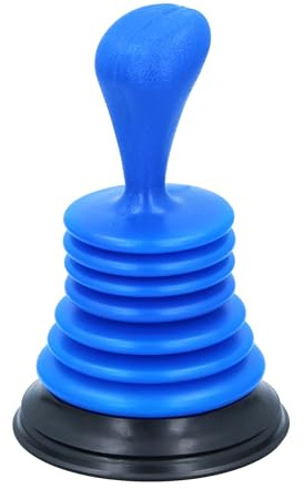 MINI-SAUGGLOCKE für Spülbecken Abflussreiniger Abfluss Pömpel Abflusspumpe Pümpel 2-Farben 19 (Blau)