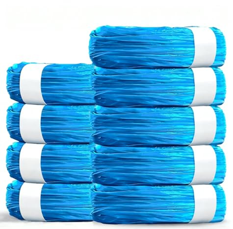 9 Pack Nappy Bin Refill Baby Diaper Pail Refill Bags Disposal Sacks Holds 320 Diapers Compatible with All Models of Trash Bins, Prevent Bacteria