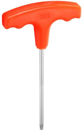 QUARKZMAN Torx Schraubendreher T25 Länge 155mm T Griff Sternschlüssel Schraubenschlüssel 45# Stahl Für Haushaltsgeräte Und Elektronik Orange