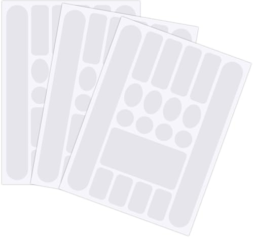 Nlsqw Lot de 3 feuilles d'autocollants de protection pour cadre de vélo - Film de protection étanche et anti-rayures pour vélo de montagne et vélo de route