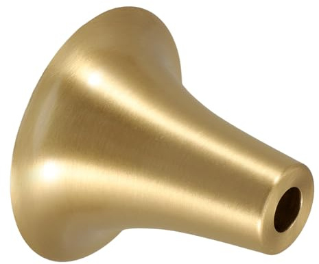 TOVINANNA Portalampada Ottone Base E27 e Design Tromba, Accessorio per Montaggio Luci a Sospensione, per Lampade da Soffitto in Ambienti Eleganti