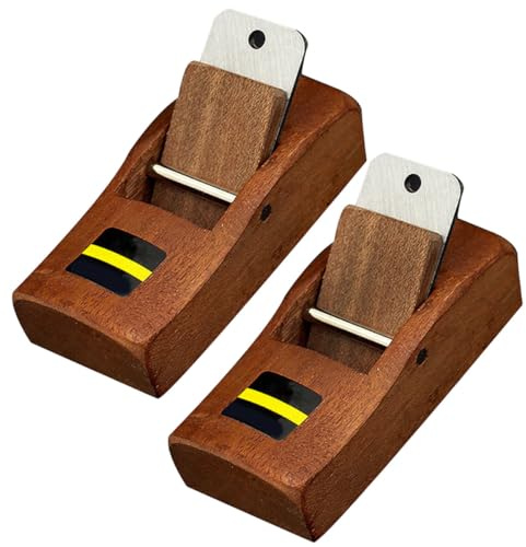 IMUSINICE Holzhobel Effizient aus Kunststoff und Stahl für Holzbearbeitung Handhobel 2 Stück Einfache Bedienung für Holzplatten und Gipskarton für Holzarbeiten