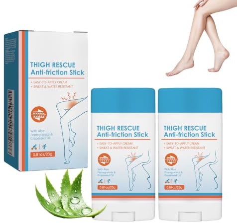 2PCS Crema Anti Rozaduras Para Muslos, Bálsamo Antirozaduras Muslos