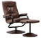Birlea Memphis Swivel Chair, Faux Leather, Tan, 78 x 68 x 96 cm