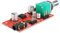 DollaTek MAX4410 Headphone Amplifier Board - Red - Solid State - DC Power Supply - Compatible with All Devices - 80mW Output - 3.5mm & 6.35mm Jack Connectors