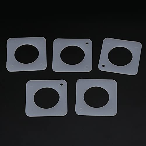 Schrittmotor-Stoßdämpfer, 3D-Drucker Stoßdämpfer Geräuschreduzierung 5 Stück Silikon Schrittmotor Vibrationsdämpfer für NEMA 17