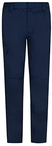 MISEMIYA - Pantaloni di Lavoro Multi-Tasche Uniforme Industriale Laboratorio Meccanico Tecnico Idraulico Muratore Ref.888-52, Blu Navy